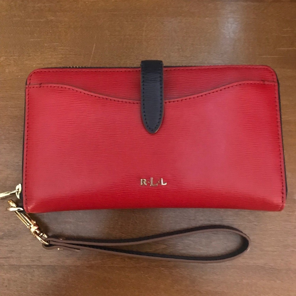 Ralph Lauren wristlet. Like new
